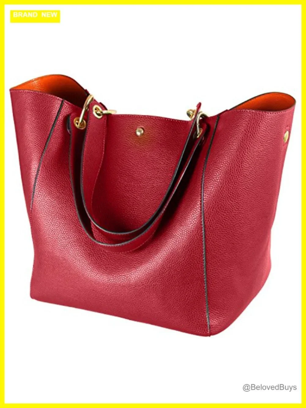 Large Work Tote Bag Designer Handbag with Detachable Shoulder Strap